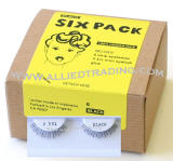 6 pack under eyelashes in Bulk, human hair lashes, wholesale false eyelashes, wholesale eyelash extensions, sold in pack quantities