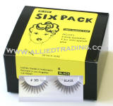 Discount eyelash extensions, 6 pack eyelashes in Bulk, human hair lashes, top eyelashes, Wholesale false eyelashes