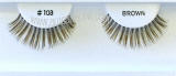 Human hair brown eyelashes, Beautiful & fabulous strip eyelashes, 