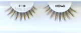 Allied trading brown eyelashes, Beautiful & fabulous striplashes, pack of 100.