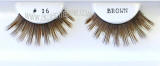Brown fake eyelashes, #BE16BR,