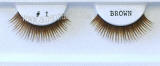 Brown color false eyelashes