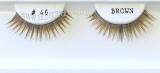 Cheap brown eyelashes, #46, pack of 100 pairs. Wholesale Distrubutor Allied Trading, LA, CA 90057