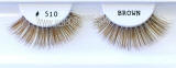 Most pretty Discount brown lashes, Natural human hair, #510.