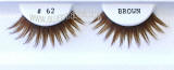 Basic brown eyelashes, sold in carton box.