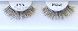 Brown lash extension, Natural human hair, Cheap eyelashes,  pack of 100. # 747L