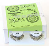 Brown eyelashes in bulk, Look natural, Human hair, Low cost.