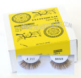 Wholesale eyelashes brown color, bulk brown elashes, # BEK213BR, Human hair. 