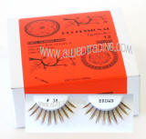 Wholesale brown false eyelashes, Natural look brown lashes.