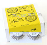 Wholesale brown false eyelashes, Natural look brown lashes.