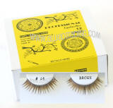 Elegant look brown false lashes, Natural hair, Cheap & reliable.  Wholesale distributor,  Allied Trading