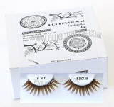 Wholesale false eyelashes, Brown color, Look fabulous, Cheap & reliable. Wholesale distributor