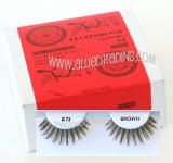 Wholesale human hair eyelashes, Brown color