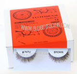 # 747 XS bulk brown eyelashes, Wholesale brown false eyelashes, Reliable & elegant, Human hair.