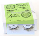 Brown eyelashes in bulk, Look natural, Human hair, Low cost. 