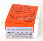 Fake individual eyelashes, Knot-free long, bekkl br, 1 dz pack. Eyelash supplier Allied Trading. 