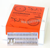 Fake individual eyelashes, Knot-free MEDIUM, bekkm br, 1 dz pack. 