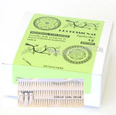 Brown single long fake eyelashes, Single long, 12 pack. Eyelash supplier Allied Trading.