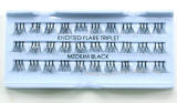 BETRPMW Triplet 24 pack comes with plastic case. Black Medium. 3X faster than regular individual lashes.