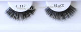 BE117 Human hair regular strip eye lashes, hand tied, feathered, made in Indonesia