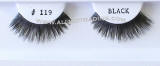 BE119 Human hair false upper eyelashes, hand tied, feathered