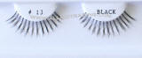 BE13BK HAND-TIED HUMAN HAIR FALSE EYELASHES, 100 pack, upper eyelashes