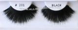 BE201 Human hair fake upper eyelashes, thick and long eyelashes, 100 bulk pack eyelashes, hand tied, feathered