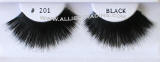 BE201 Human hair fake upper eyelashes, hand tied, feathered