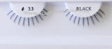 BE33BK False strip eyelashes, Human hair, bottom eyelashes.