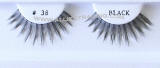 BE38 Human hair false upper eyelashes, hand tied, feathered, www.alliedtrading.com