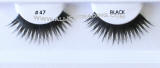 BE47BK Human hair false upper eyelashes, hand tied, feathered, cheap lashes in bulk