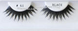 BE061 Human hair regular strip eye lashes, hand tied, feathered, made in Indonesia