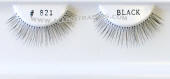 BE821BK Human hair false upper eyelashes, hand tied, feathered