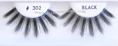 BETL302BK Human hair fake lashes, thickest and longest eyelashes, hand tied, feathered, made in Indonesia