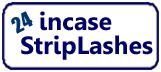 incase strip fake eyelashes, eyelashes in a pastic case, 24 pack