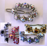 swarovski hair pin barrette