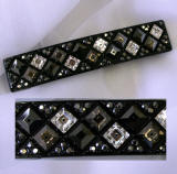 swarovski hair barrette, item # ba187