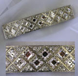 swarovski hair barrette, item # ba188, allied trading