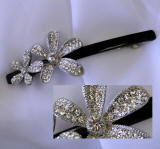 swarovski hair pin barrette