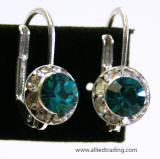 Item # AR1100 Swarovski Hoop Earrings, 8mm