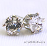 swarovski tulip inspired prong set earrings