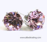 swarovski tulip inspired stud earrings, 10mm