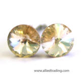 swarovski jonquil stud earrings, 5mm