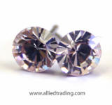 swarovski crystal tiny stud earrings, 5mm