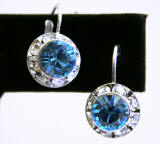 AR242 Swarovski Lever Back Earrings, 11mm