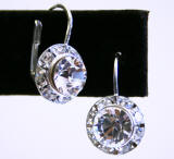 Swarovski Lever Back Earrings, 11mm