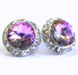 AR266 Swarovski Channel Stud Earrings