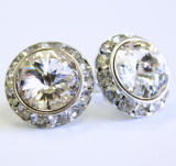 AR271 swarovski stud earrings, 20mm