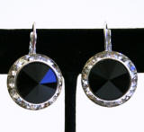 Swarovski Crystal Lever Back Earrings, 20mm