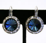 Swarovski Crystal Lever Back Earrings